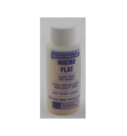 Microscale Industries Micro Coat Flat - 1 oz. bottle (Clear Flat finish) MSIMI3