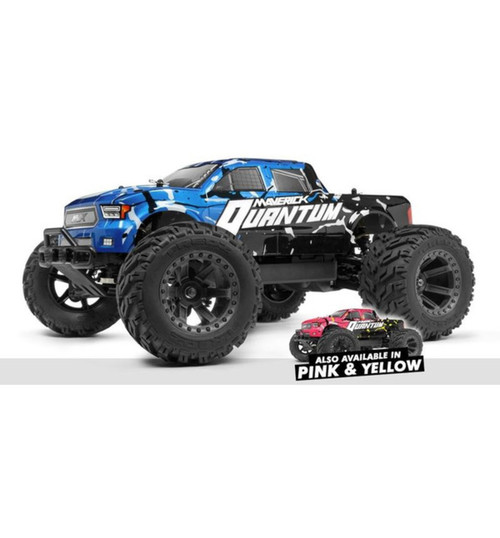Maverick Quantum Mt 1/10 4WD Monster Truck Ready to Run - Blue MVK150100
