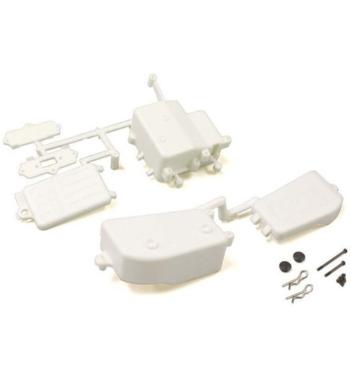 Kyosho Battery & Receiver Box Set (White/MP10/MP9) KYOIFF001WB