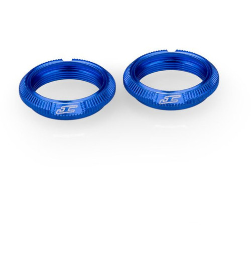 JConcepts Fin 13mm Shock Collar Blue Fits Team Associated 13mm Shock B-JCO2702-1