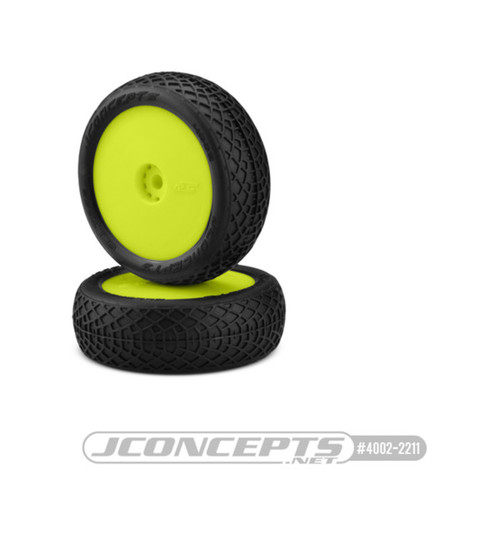 JConcepts Ellipse green compound pre-mounted yellow wheels JCO40042221