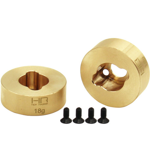 Hot Racing Traxxas TRX4-M Brass Rear Hub 18g TRXM22H