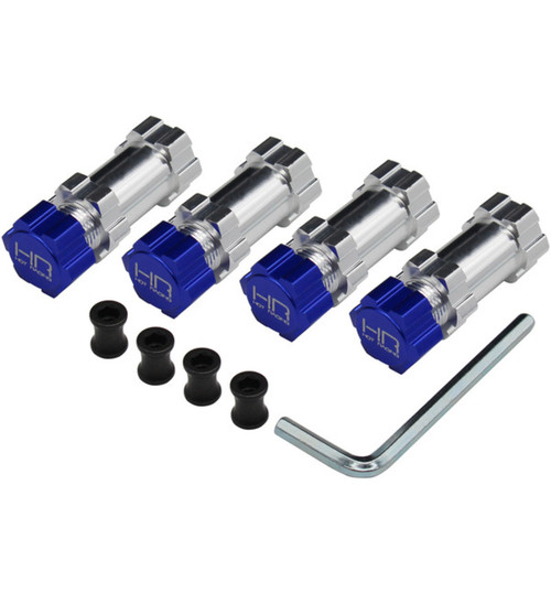 Hot Racing Tamiya Clodbuster 17mm Hex Aluminum Wheel Hub Adapters CB107X06