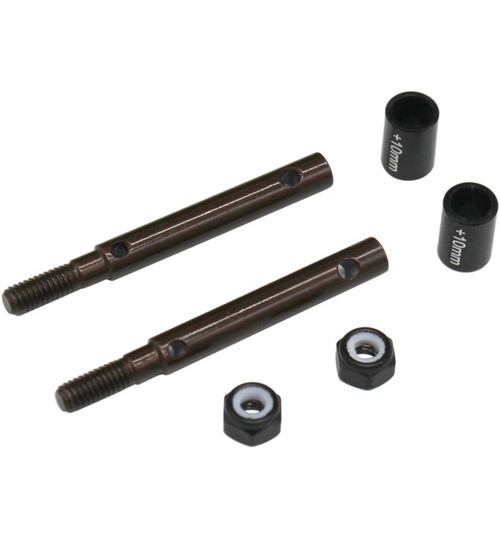 Hot Racing Axial Capra UTB Steel Port Drive Stub Axles +10mm AUTB39W10