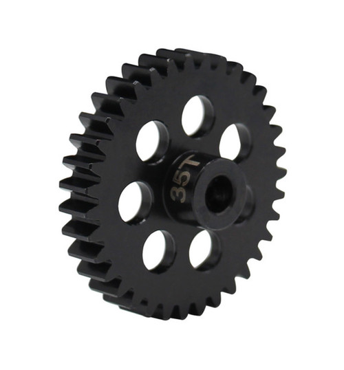 Hot Racing 35t Steel Mod 1 Pinion Gear 5mm NSG35M1