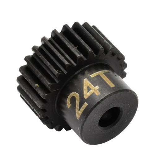 Hot Racing 24t 48p Hardened Steel Pinion Gear 1/8 Bore CSG1824