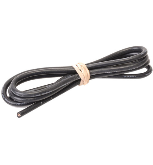 Core RC Silicone Wire 12AWG - Black 1 Meter  CR051