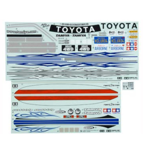 Tamiya Sticker A & B Metal Transfer Rubber Sheet High-Lift Toyota TAM9495521