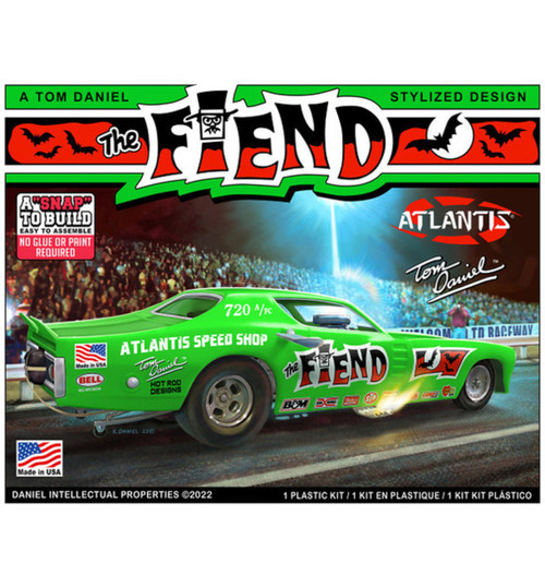 Atlantis Models Snap Tom Daniel Fiend Funny Car 1:32 AANM8278