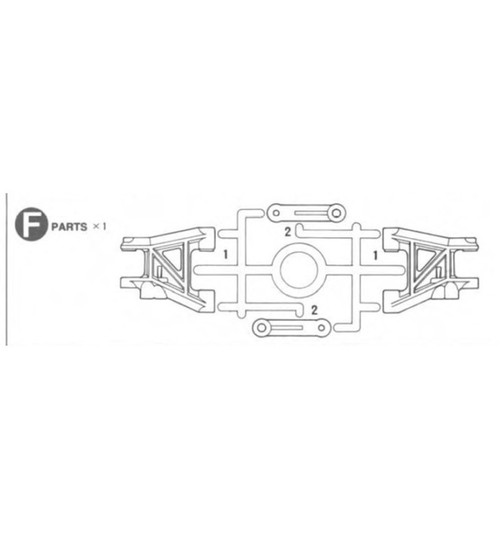 Tamiya F Parts: TA02SW Porsche 911 GT2 Racing TAM9000744