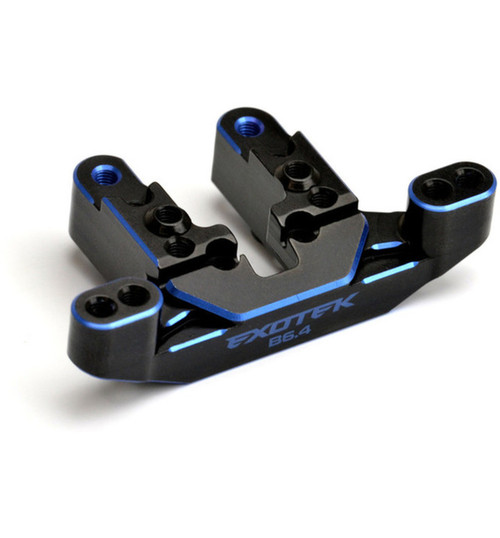 Exotek B6.4 Front Camber Mount 7075 2 Color Anodizing EXO2130