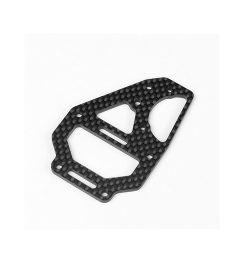 Tekno RC Center Diff Top Plate and Fan Mount (carbon fiber EB410) TKR6635C