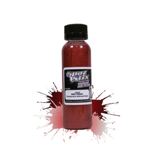 Spaz Stix Red Pearl Airbrush Ready Paint 2oz Bottle SZX16030