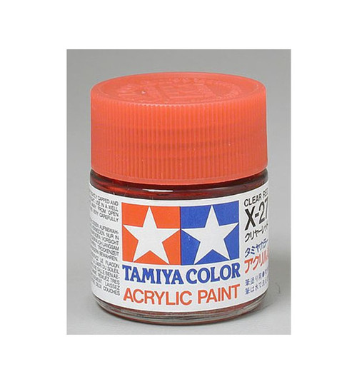 Tamiya Acrylic X27 Gloss Clear Red TAM81027
