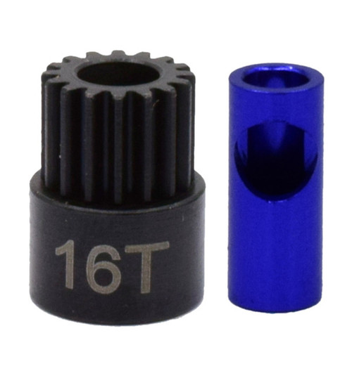 Hot Racing 16t Steel 48p Pinion Gear 5mm or 1/8 NSG816