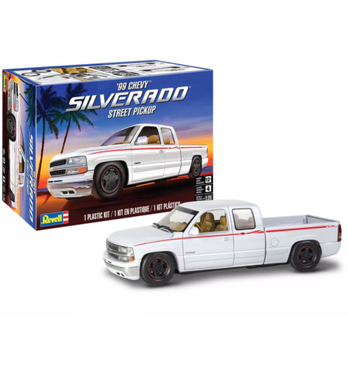 Revell 1/25 99 Chevy Silverado Street Pickup Plastic Model Kit RMX14538