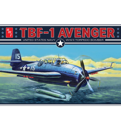 AMT 1/48 TBF Avenger Plastic Model Kit AMT1377