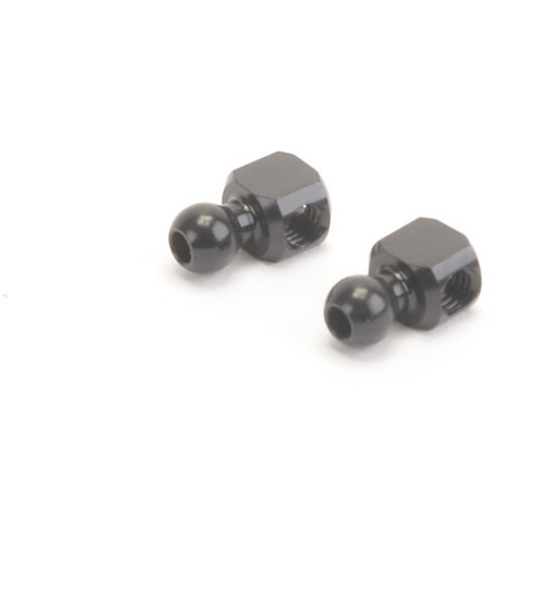 Schumacher Racing Rear Roll Bar Ball - Black 2 pieces - K2 KD KC LD ST SCHU4800