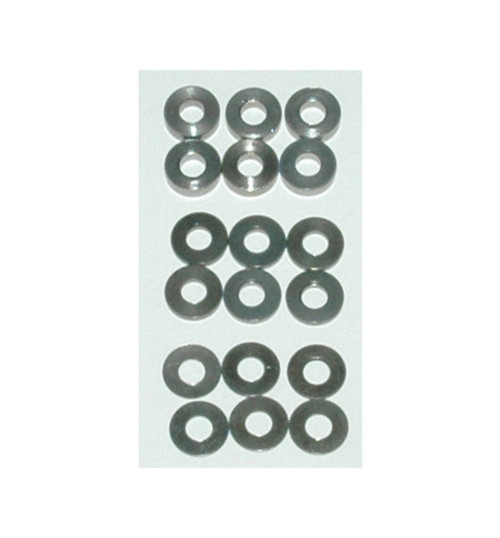 Schumacher Racing SPEED PACK Alloy Spacers - M3x7mm 0.5;1;2mm pk18  SCHU3131
