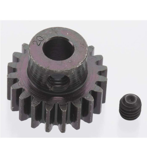 Robinson Racing Extra Hard 20 Tooth Blackened Steel 32p Pinion 5mm RRP8620