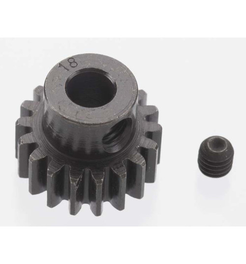 Robinson Racing Extra Hard 18 Tooth Blackened Steel 32p Pinion 5mm RRP8618