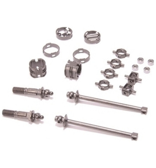 Schumacher Racing Front Double Joint Driveshaft - Mi9 (pr) SCHU8738