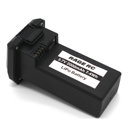 Rage RC 3.7v 1s 2000mah LiPo Battery W/Case; Stinger 3.0 RGR4557