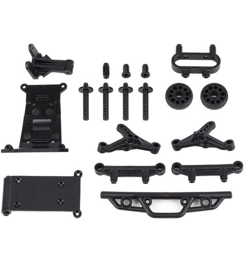 Associated Reflex 14MT Bumper Wheelie Bar Body Mount Set ASC21621