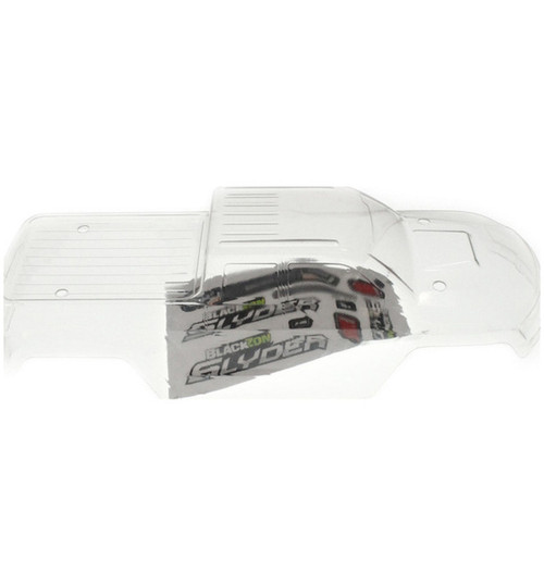 Racers Edge Clear Monster Truck Body with Stickers for Blackzo RCE6414