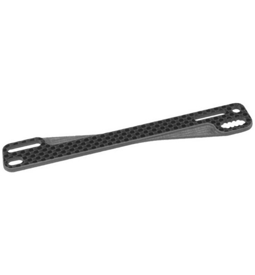 JConcepts B74 Carbon Fiber battery brace -ribbed & chamfered JCO2520