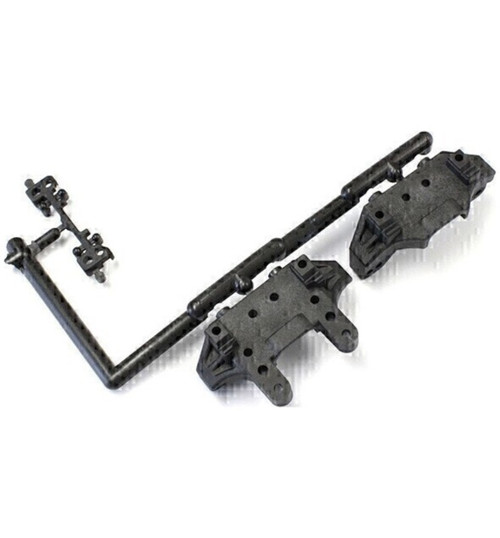 Kyosho Carbon Composite Rear Bulk Head(RB6.6/MID) KYOUMW736