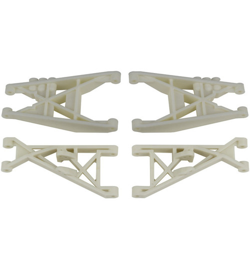 Associated Front and Rear Suspension Arms white ASC7806