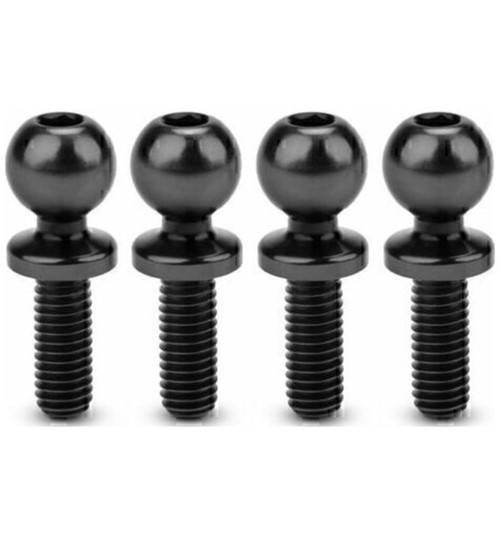 JConcepts Jci 5.5 X 8mm Revolved Titanium Ball-Stud Stealth Black 4pc JCO5133-2