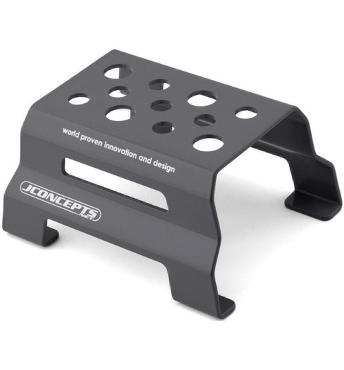 JConcepts Metal Car Stand Fits 1:10th & 1/8th Vehicles Gray JCO2903-8