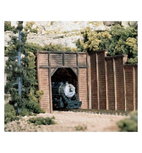 Woodland Scenics N Single Tunnel Portal Timber 2 WOOC1154