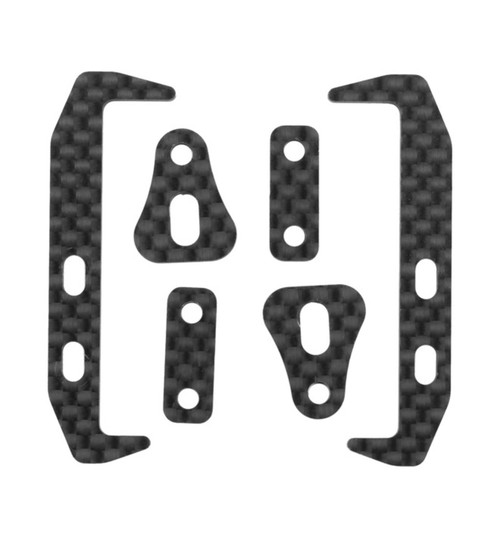 Associated RC10TC8 FT Carbon Fiber Battery Holder Set ASC32101