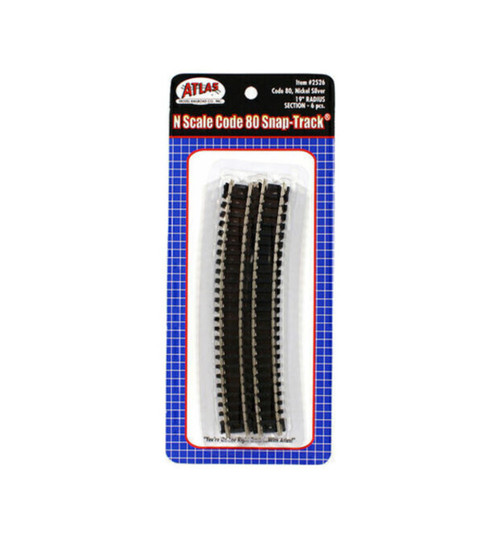 Atlas Trains N Code 80 19 Radius Curve (6) ATL2526