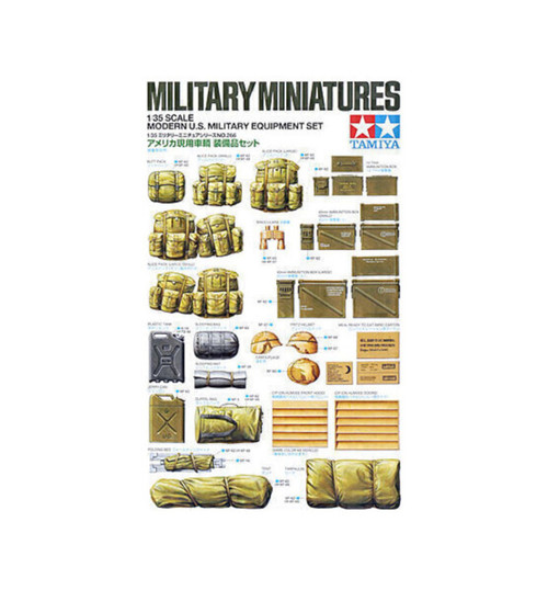 Tamiya 1/35 Mod US Military Equip Set TAM35266