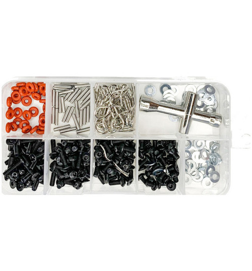 Racers Edge Screw and Parts Box Set W/Cross Wrench 161 pieces RCE3116
