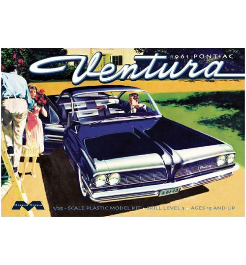 Moebius Models 1961 Pontiac Ventura SD Plastic Model Kit MOE2851