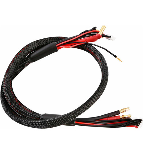 Gens Ace 2S/4S Charge Cable: 5mm battery bullet with 4.0mm bullet GEAC005