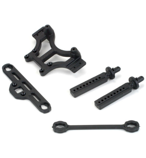 RPM R/C Products Shock Tower Body Mount Black: Tmaxx 3.3 EMX RPM80162