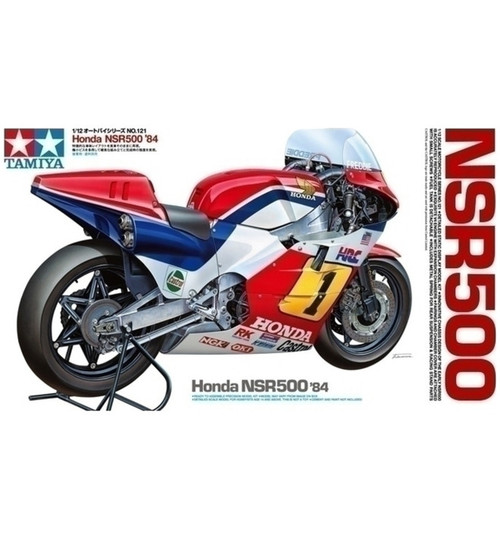 Tamiya 1/12 84 Honda Nsr500 Motorcycle Plastic Model Kit TAM14121