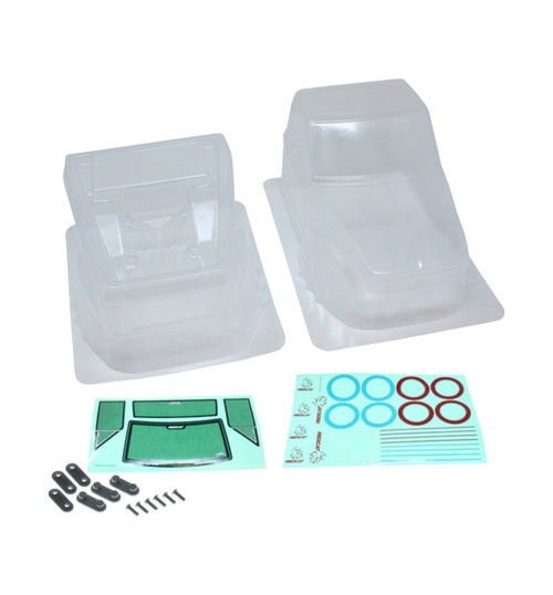 Redcat 10th Crawler Dovetail Body (Clear)(1pc) RER22351