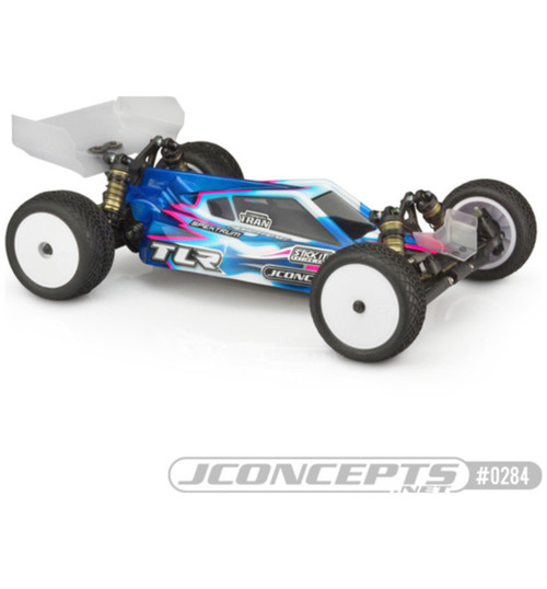 JConcepts P2 - TLR 22 5.0 Elite Clear body w/ S-Type wing JCO0284