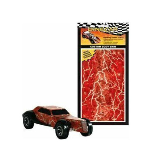 Pinecar Body Skin Custom Transfer Lightning Strikes PIN3975