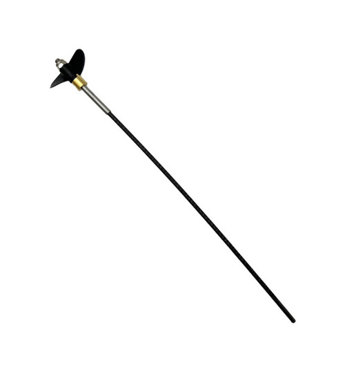 Rage RC Propeller with Drive Shaft; Black Marlin Ex brushless RGRB1427