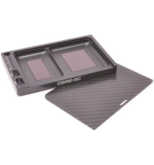 Core RC Aluminum and Carbon Screw Tray 160 x 85mm  CR877