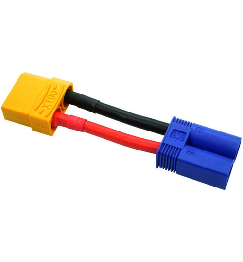 Common Sense RC Xt90 Female to Ec5 Male Conversion Adapter CMS-XT90F2EC5M