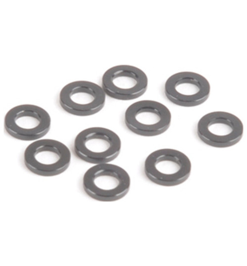Schumacher Racing M3 Black Aluminum Washers 1.00mm (10) SCHU7710